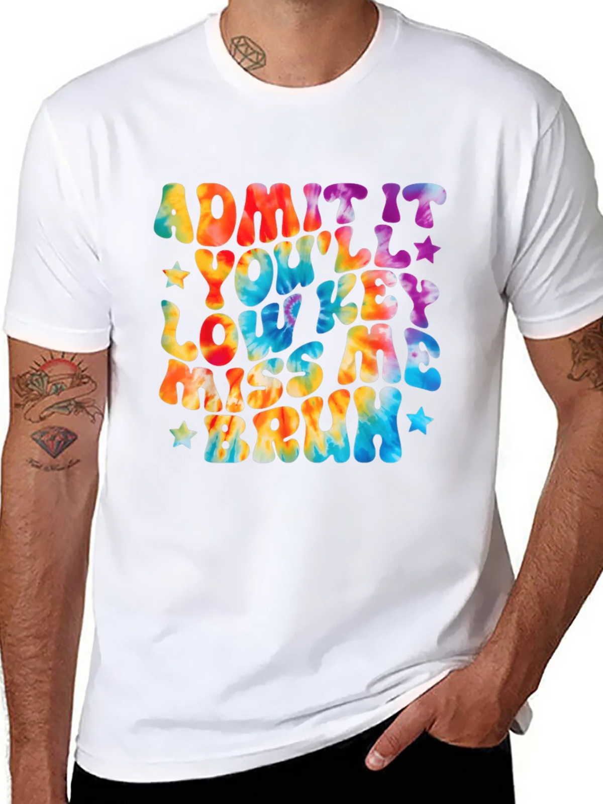 Admit It Youll Lowkey Miss Me Bruh T-Shirt
