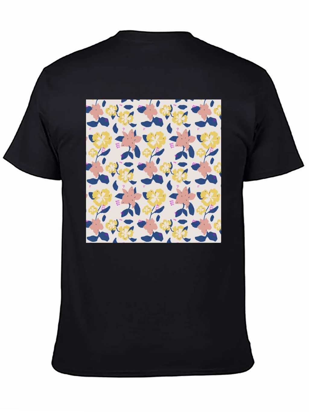 Floral Pattern Tee - Stylish Comfort
