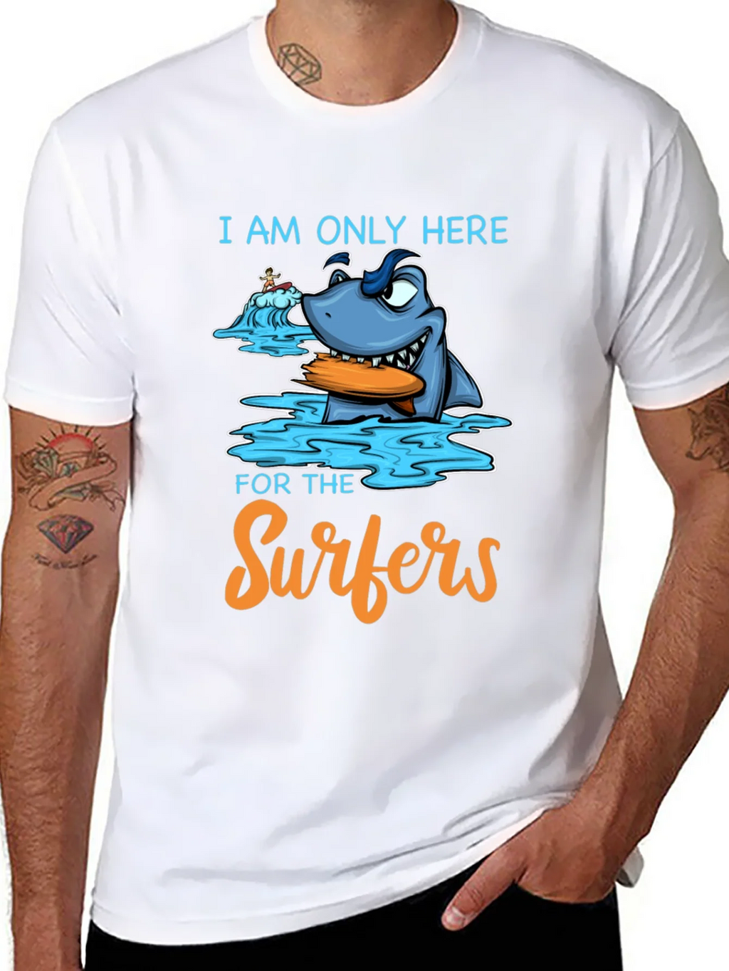 Surfer Shark Graphic Tee