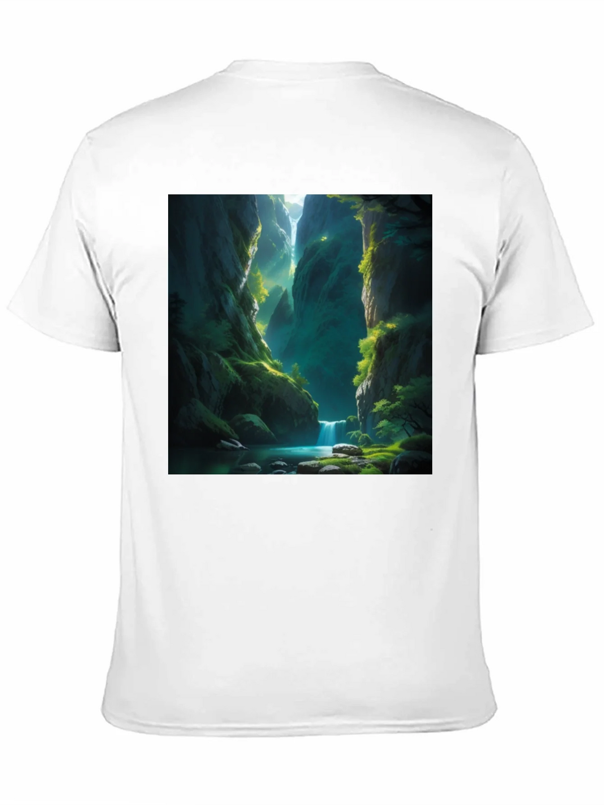 Natures Path Tee: Black Graphic T-Shirt