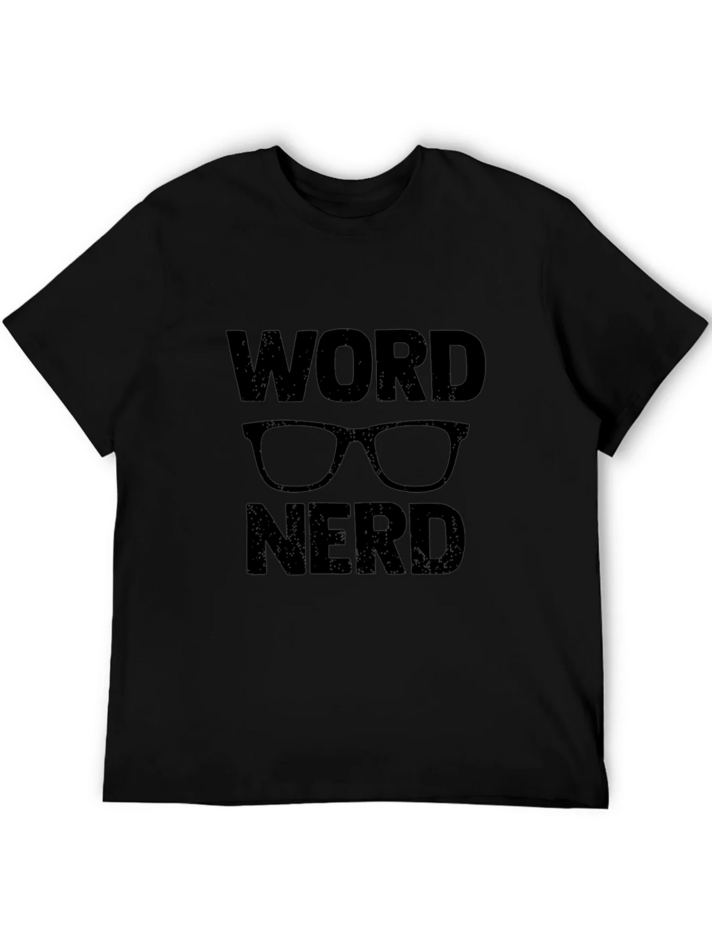 Word Nerd Graphic T-Shirt - Black