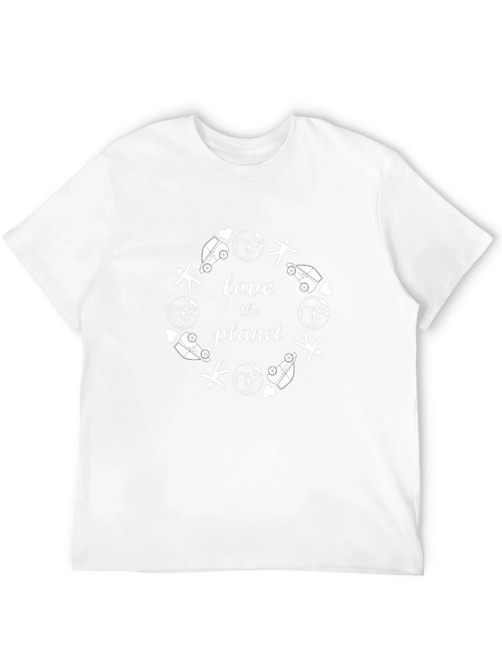 Love The Planet Graphic Tee - Eco Friendly Shirt