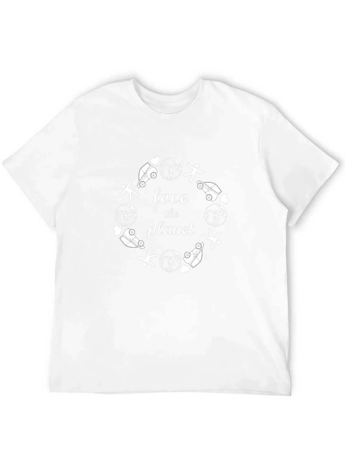 Love The Planet Graphic Tee - Eco Friendly Shirt