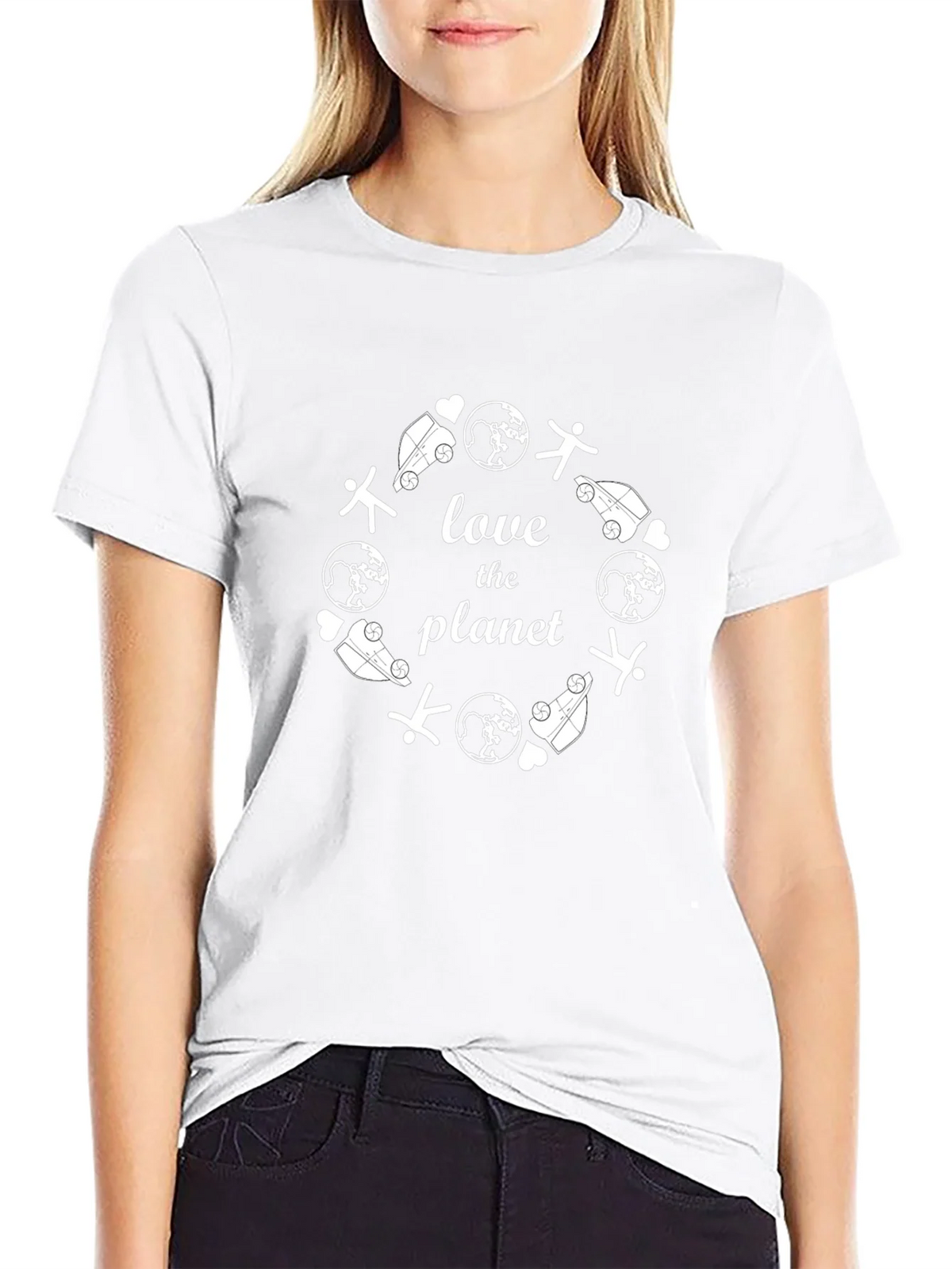 Love The Planet Graphic Tee - Eco Friendly Shirt