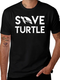Save Turtle Graphic T-Shirt