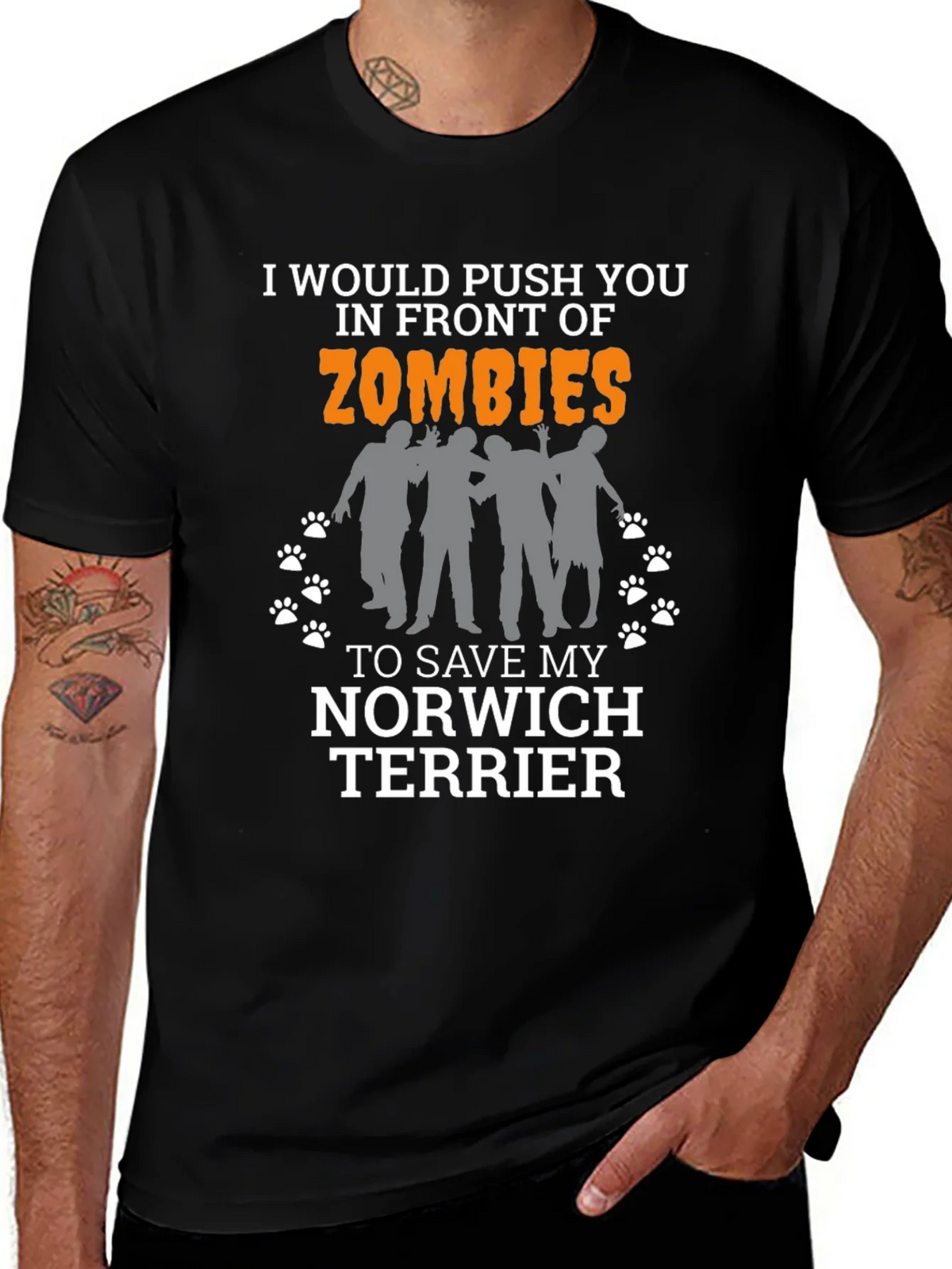 Zombie Norwich Terrier T-Shirt
