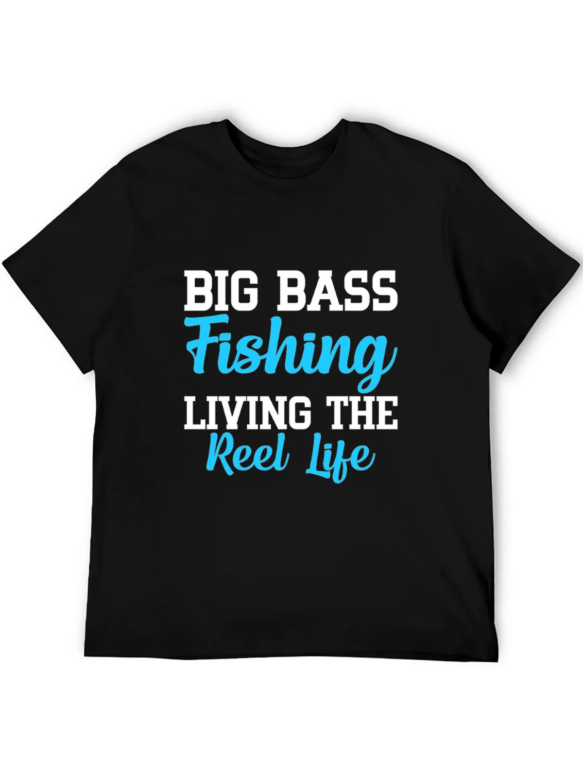 Big Bass Fishing T-Shirt - Reel Life Tee