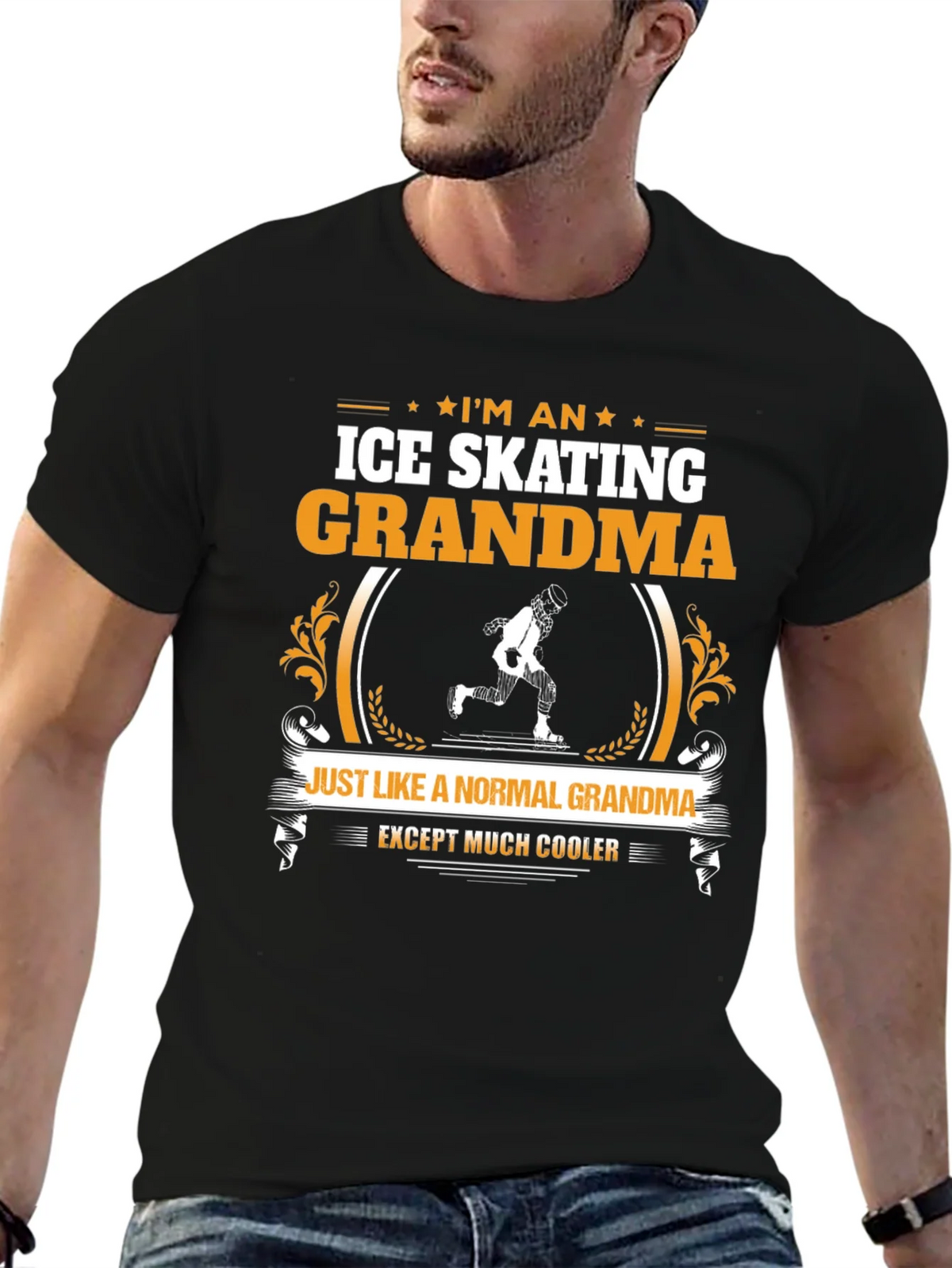 Ice Skating Grandma T-Shirt