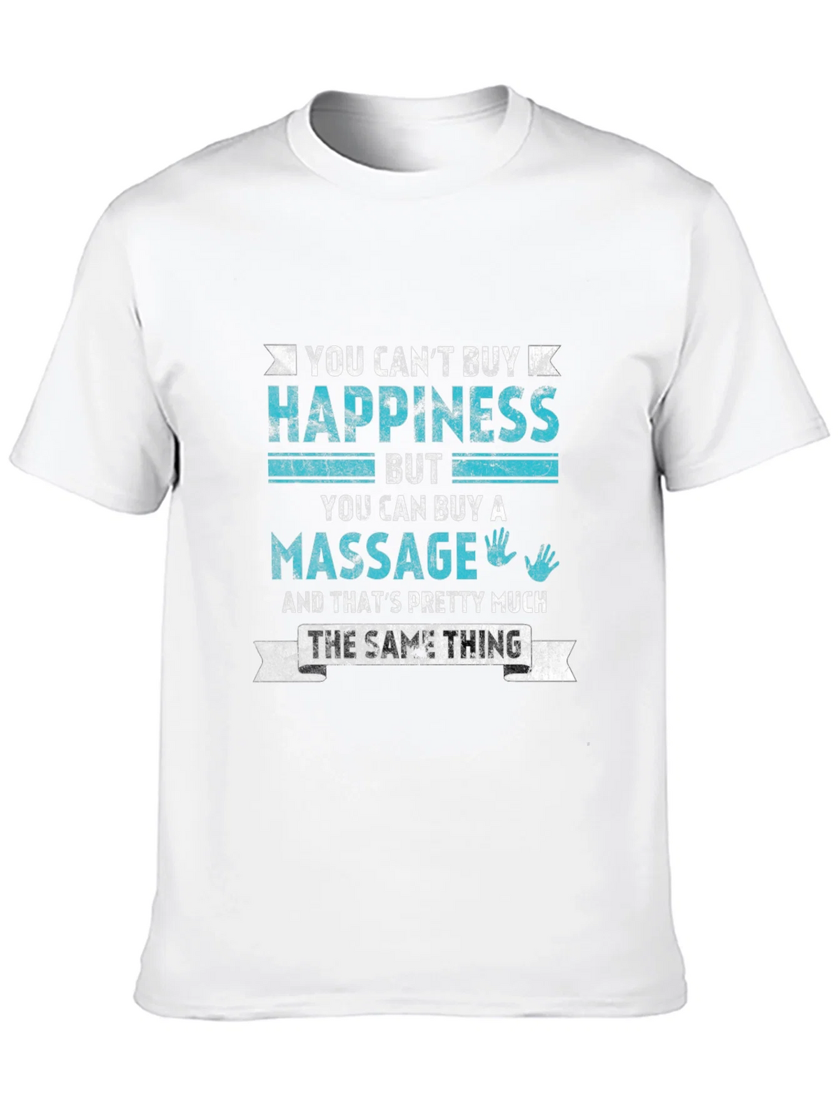 Massage Lover T-Shirt - Happiness is a Massage
