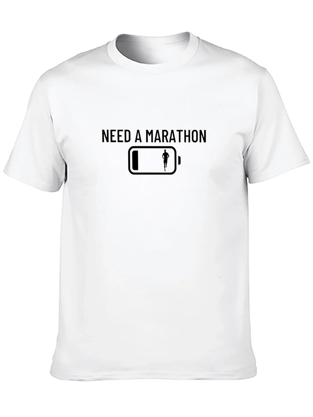 Need a Marathon T-Shirt - Low Battery Running Design