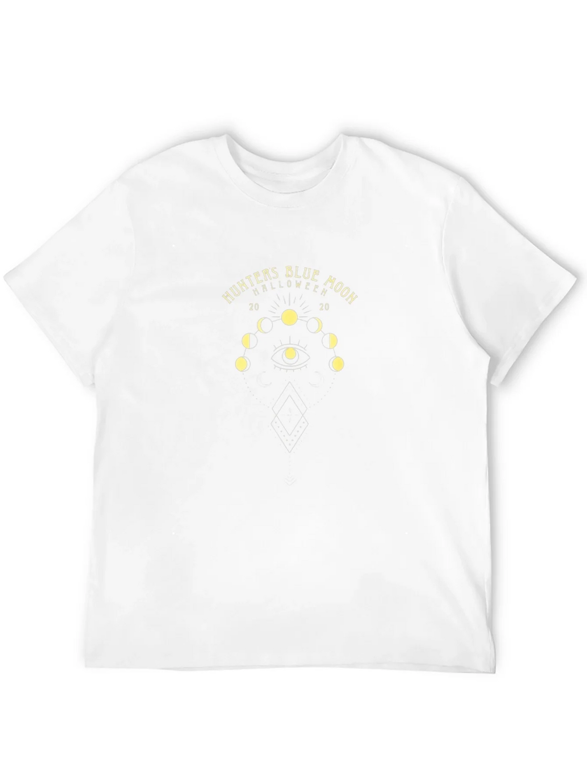 Hunters Blue Moon Halloween Graphic Tee - Black
