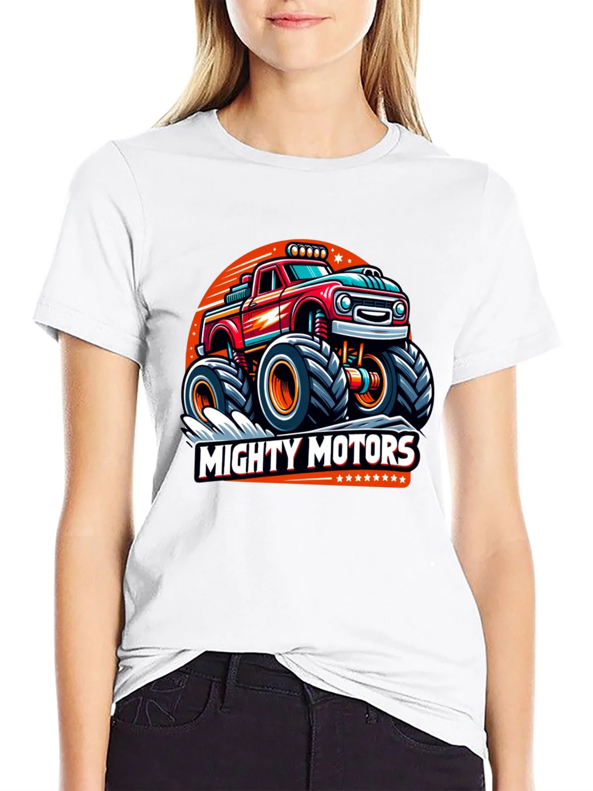Mighty Motors Monster Truck Graphic Tee