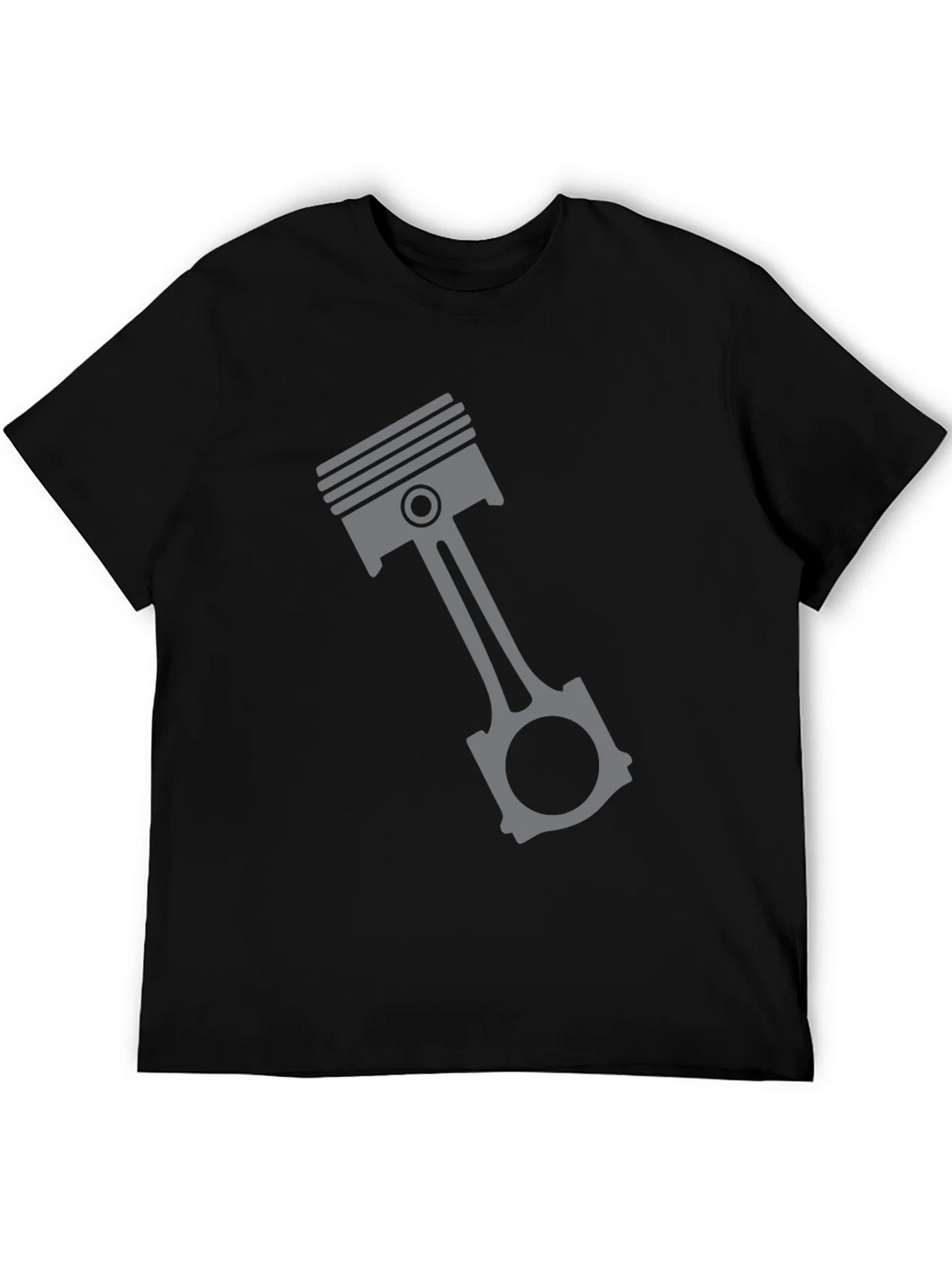 Piston Graphic Tee - Black Engine Enthusiast T-Shirt