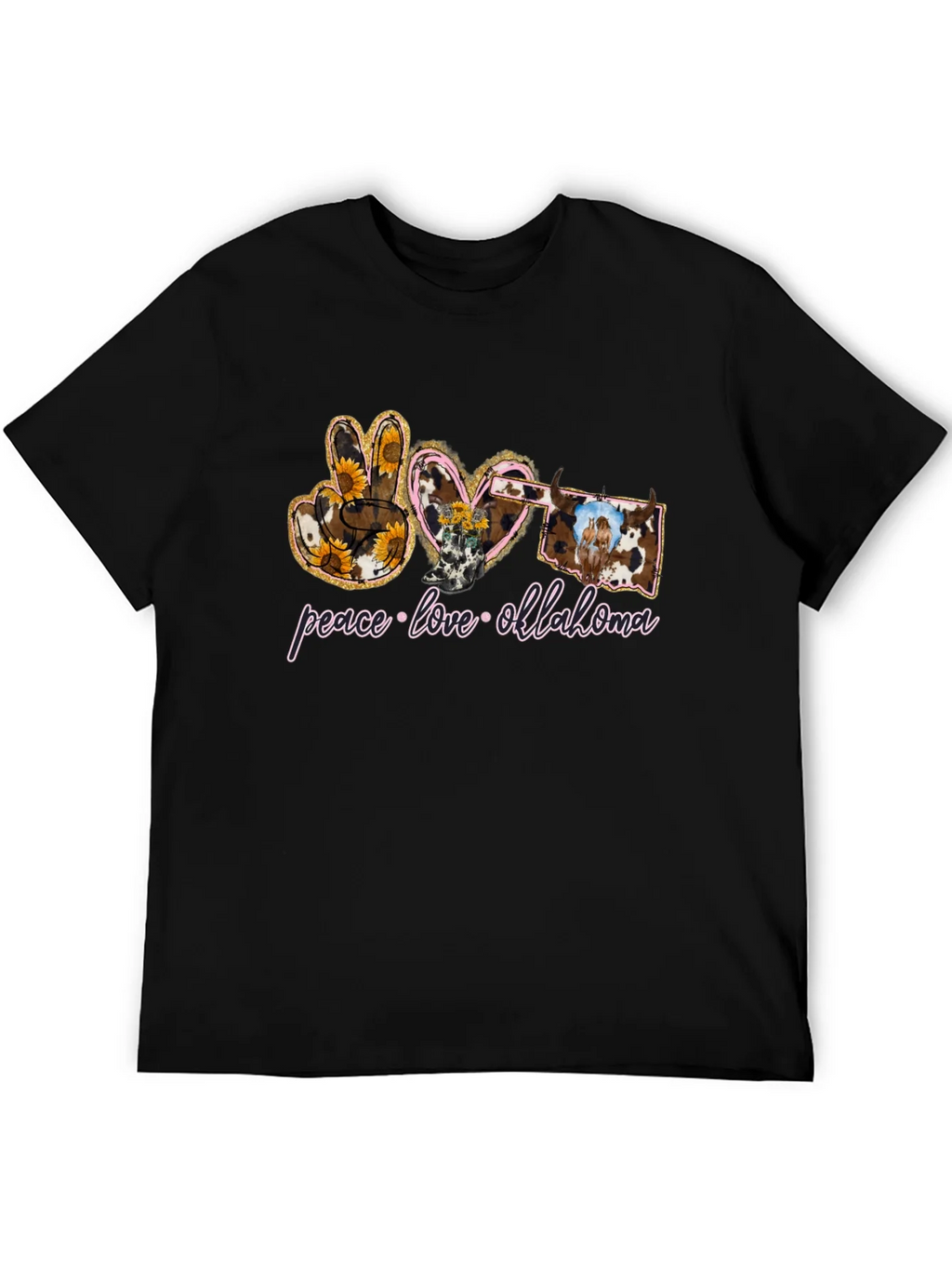 Peace Love Oklahoma T-Shirt