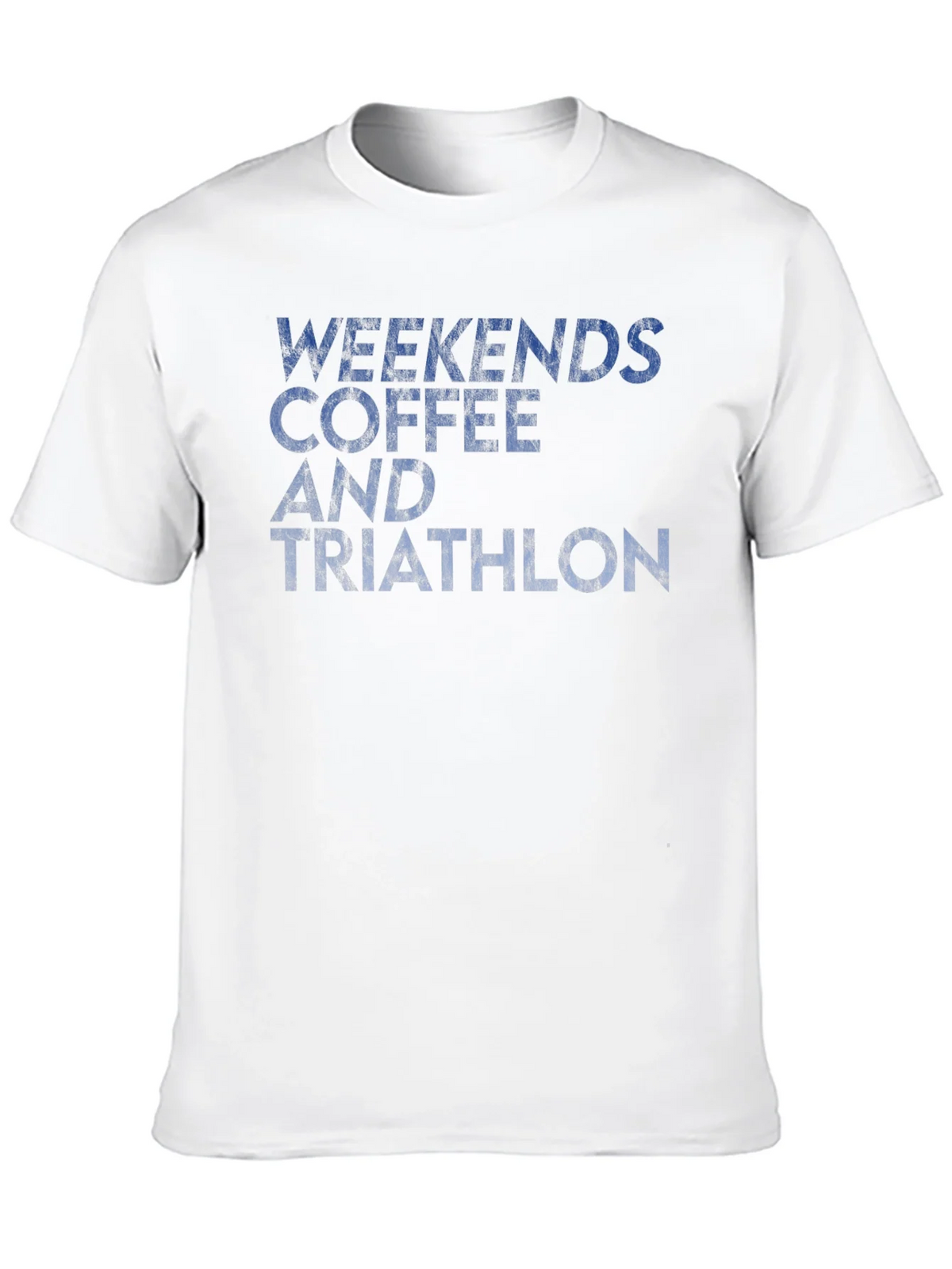 Weekends Coffee and Triathlon Graphic T-Shirt