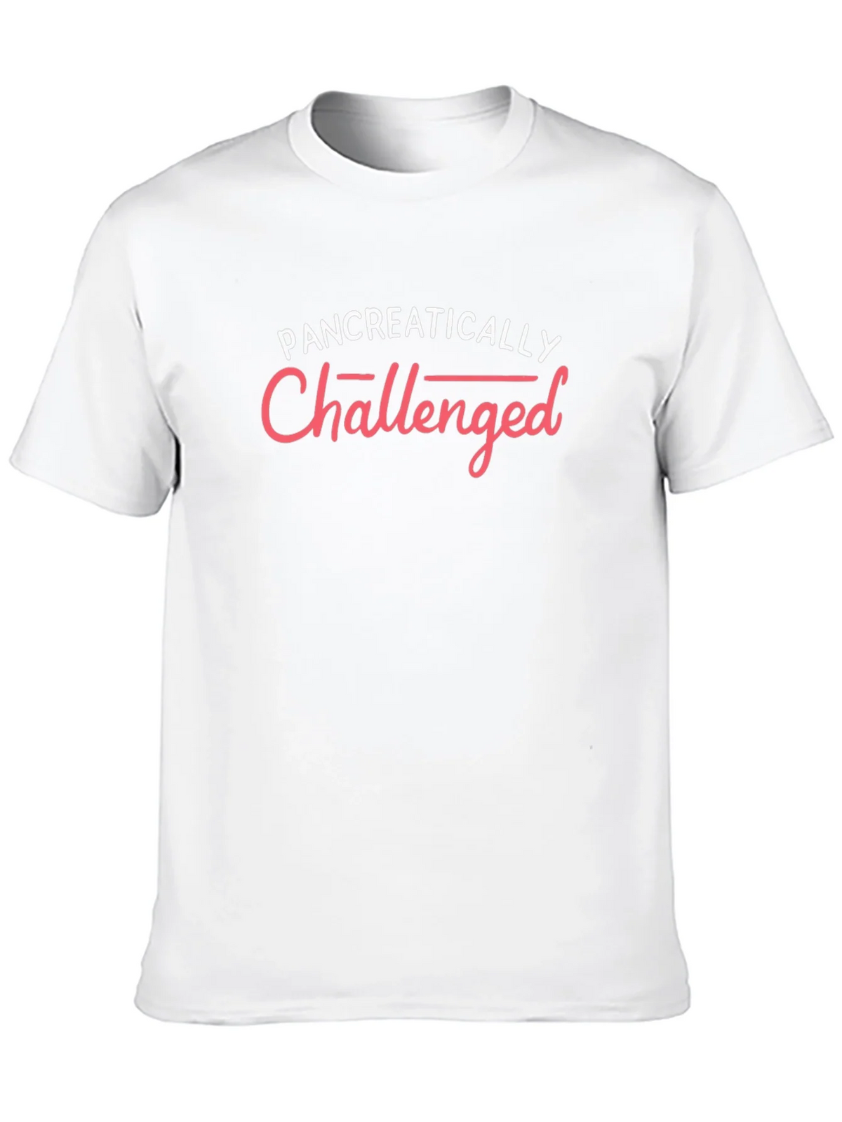 Pancreatically Challenged Black Graphic Tee