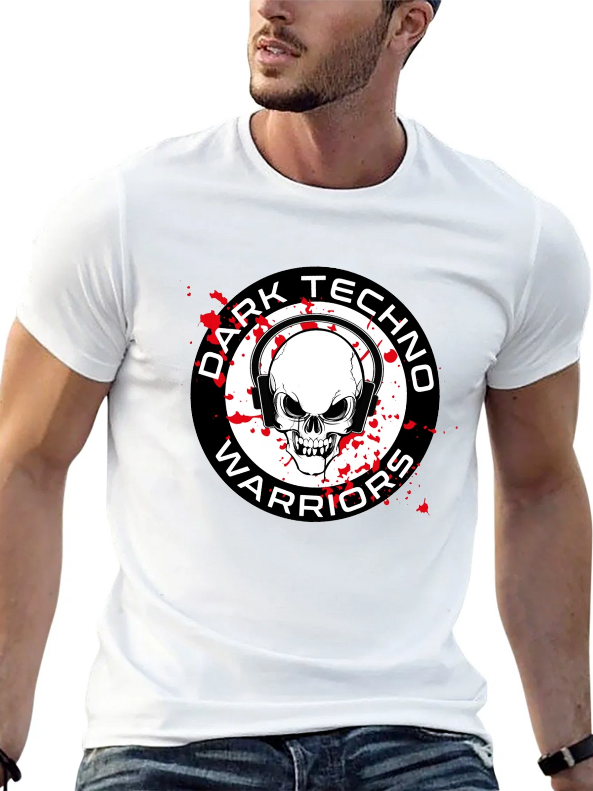Dark Techno Warriors Graphic T-Shirt