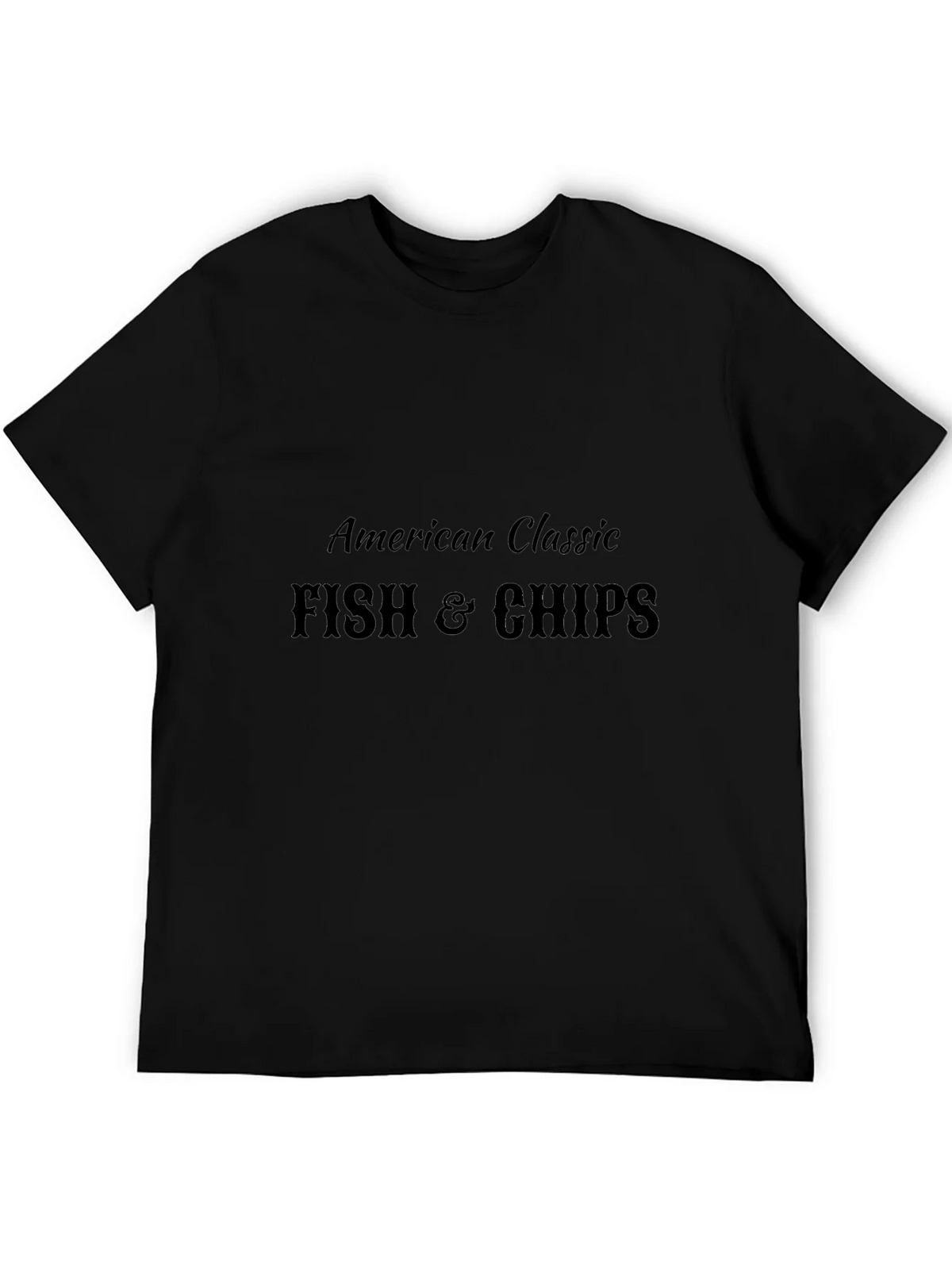 American Classic Fish & Chips Graphic T-Shirt