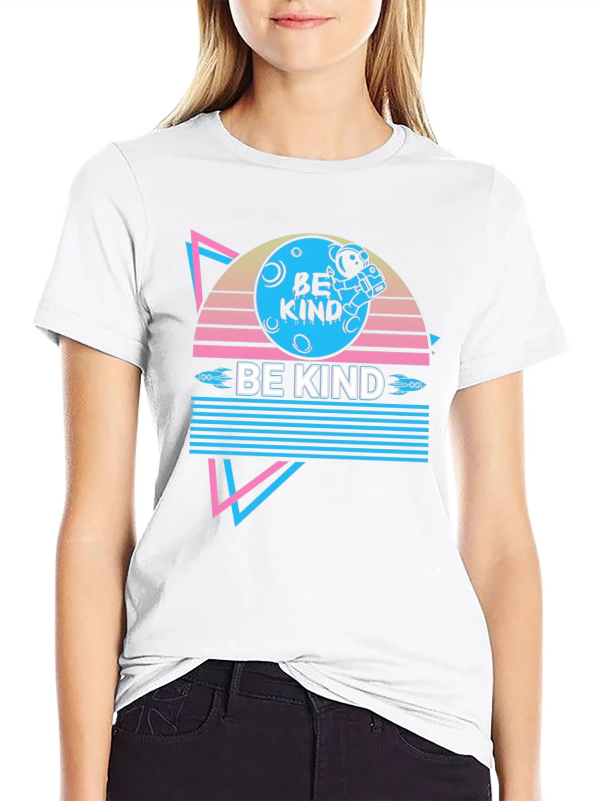 Retro Be Kind Astronaut T-Shirt